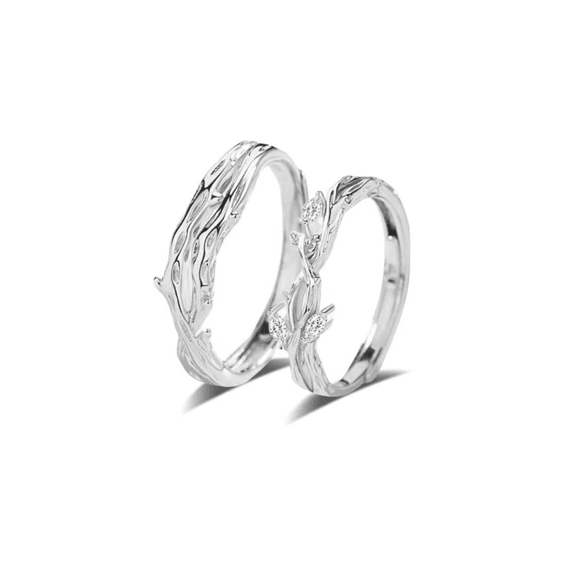 Thorn Rose Ring 1 Pair