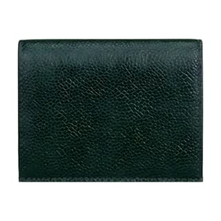 THOM BROWNE· Full grain Calf Card Holder Green