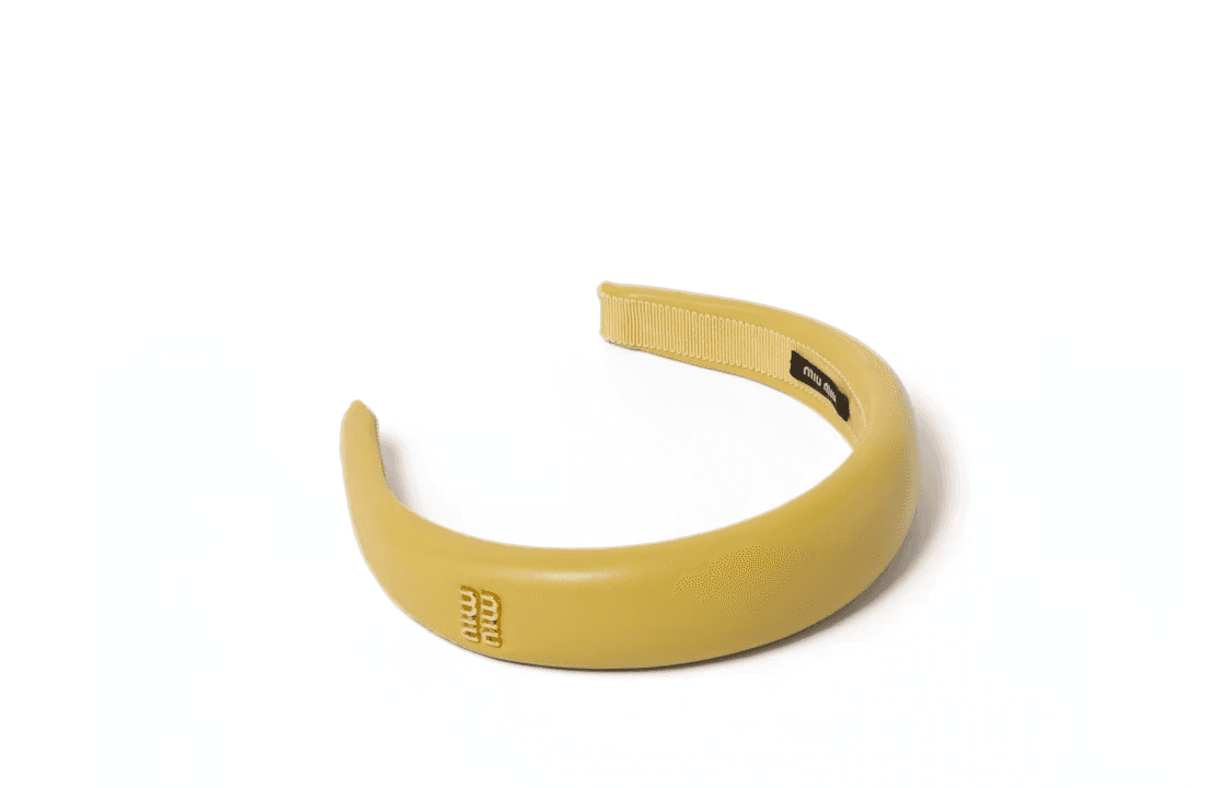 MIU MIU Headbands Yellow Yellow