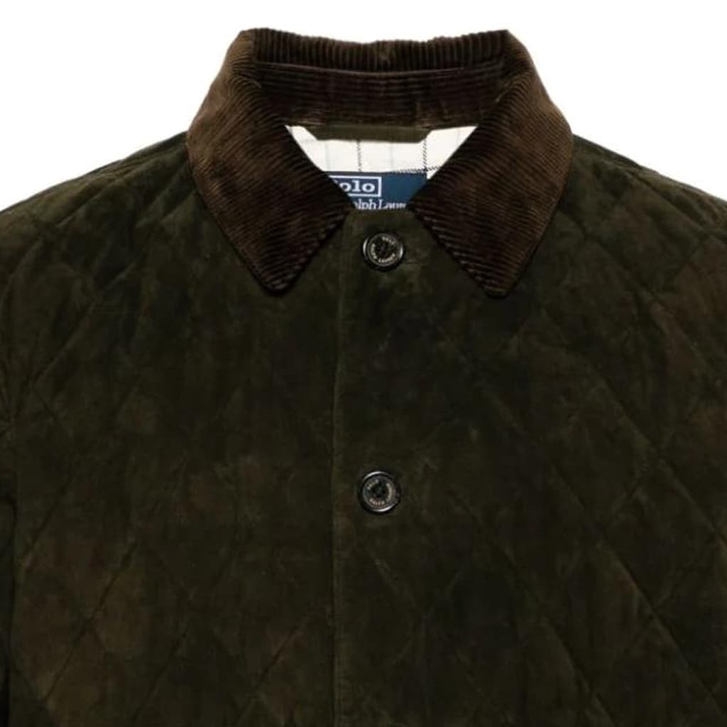 Polo Ralph Lauren Quilted Suede Jacket