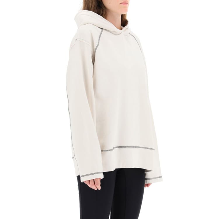AMBUSH Sweatshirts White Hooded Thickened Heavyweight