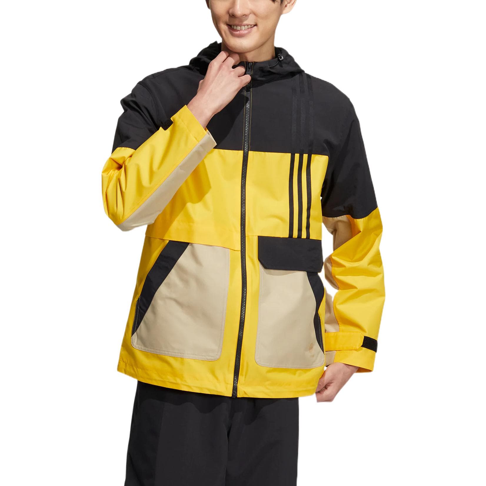 Adidas Neo Jackets Multicolor Hooded (Nondetachable) Moderate Straight Fit