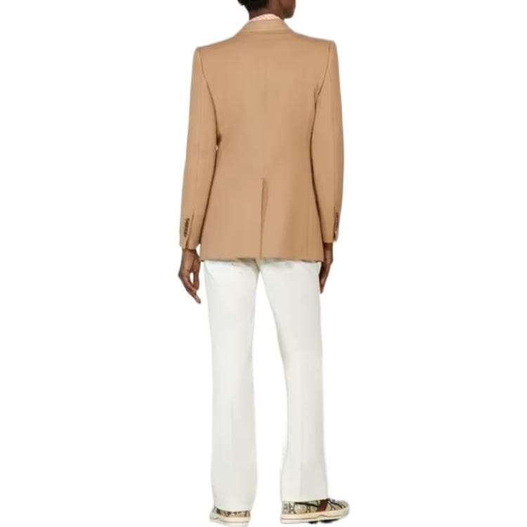 GUCCI Business Suit Coat Light Brown