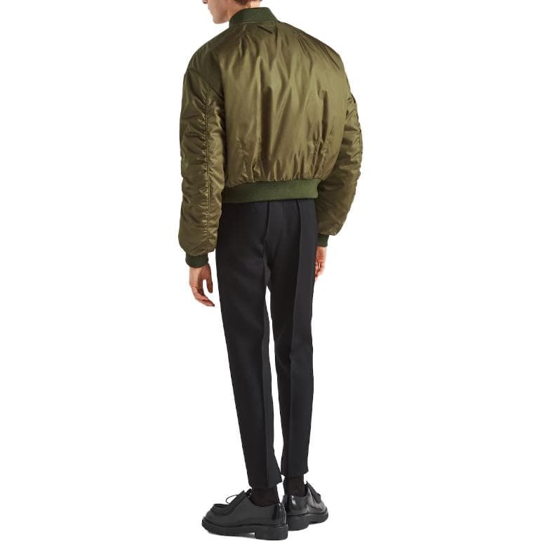 PRADA ZipUp Down Bomber Jacket