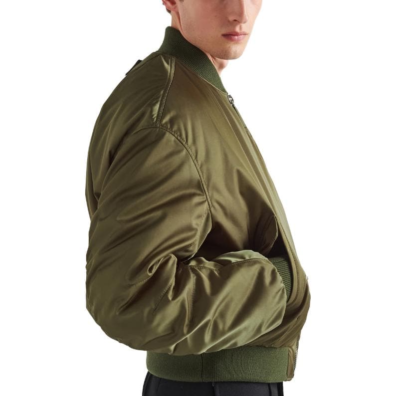 PRADA ZipUp Down Bomber Jacket