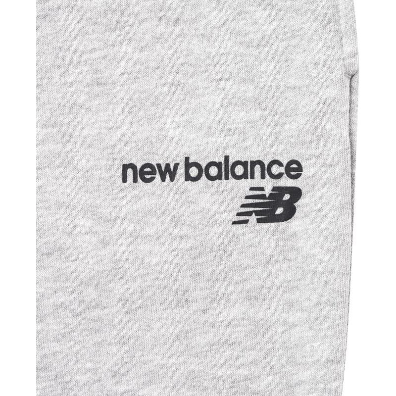 New Balance Knitted Sweatpants Gray Moderate Cuffed