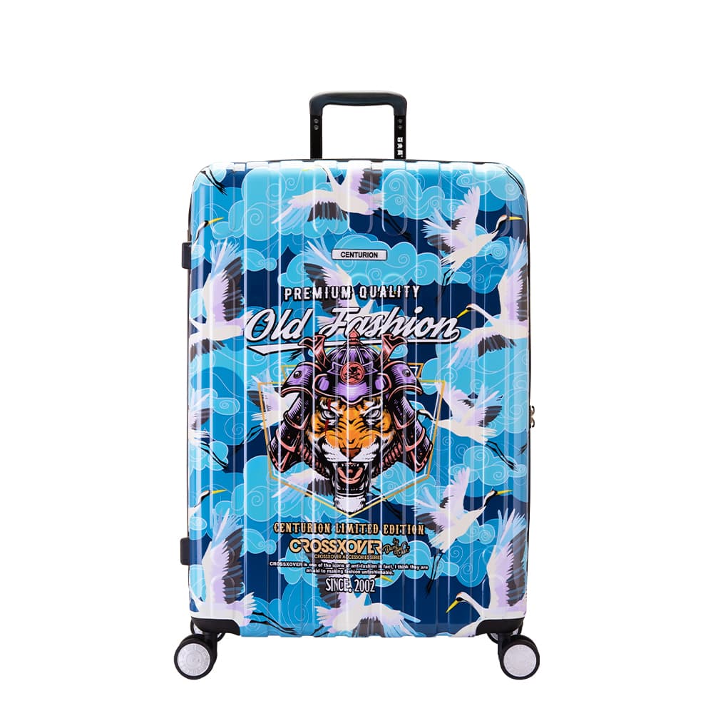CENTURION ABS+PC Suitcase 28 Inch Multicolor 28 Inches Crazy Tiger General Zip Case