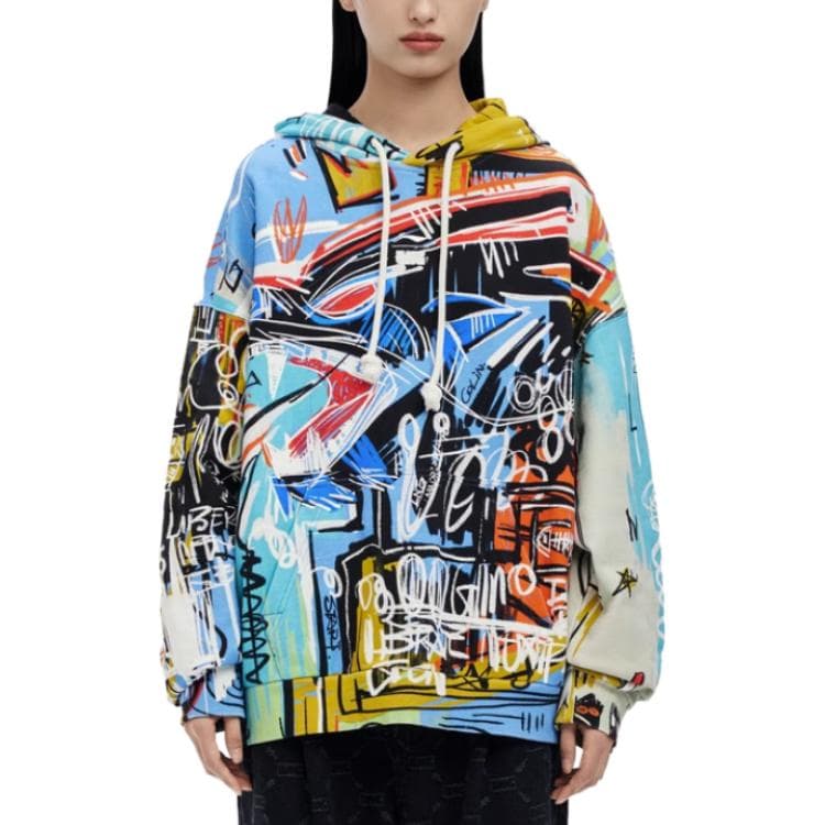 LiNing Sweatshirts All Over Print Hooded (Nondetachable) Moderate Straight Fit