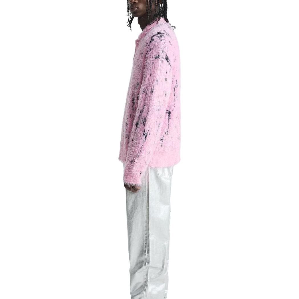 ZARA Furs Pink Polo Collar Moderate