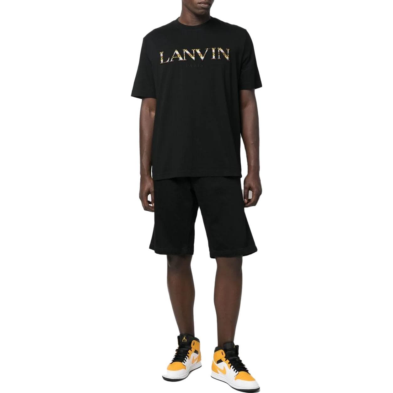 Lanvin Curb Embroidered T Shirt