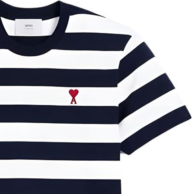 Ami Striped T Shirt
