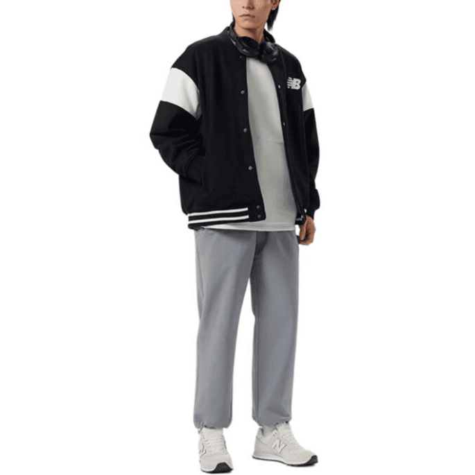 New Balance Baseball Jacket Black