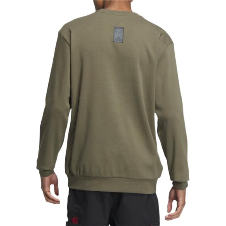 Adidas Sweatshirts Green Crew Neck Moderate