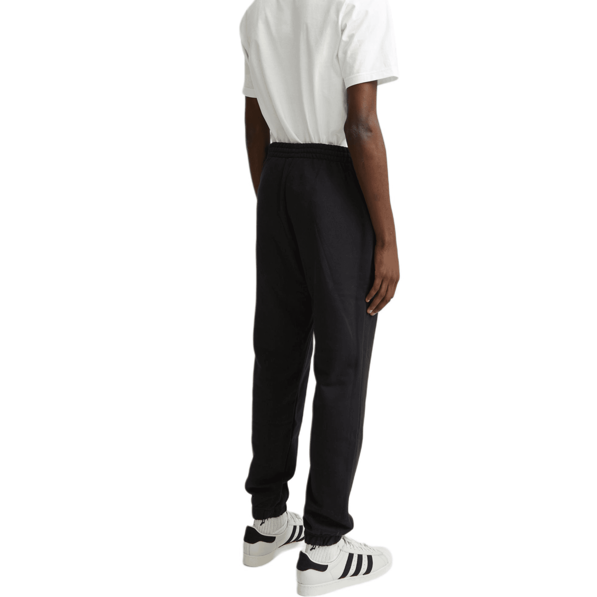 Adidas Knitted Sweatpants Black Moderate Cuffed