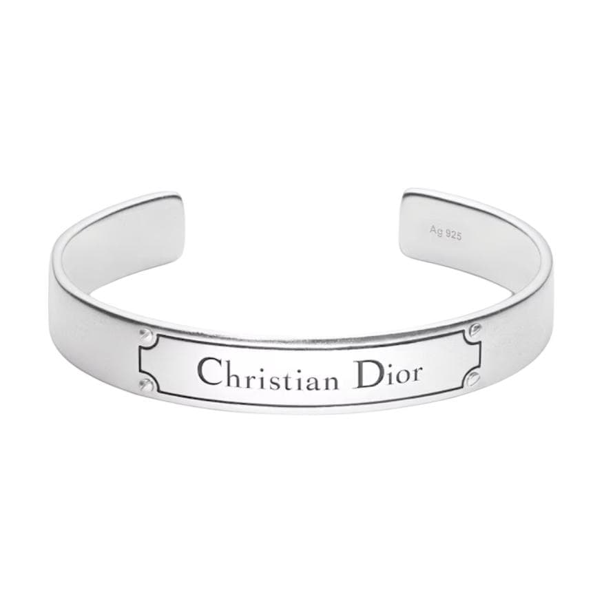 DIOR Sterling Silver Bangles Silver