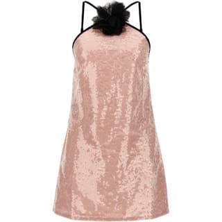 Self portrait Floral Detailed Sequin Embellished Mini Dress