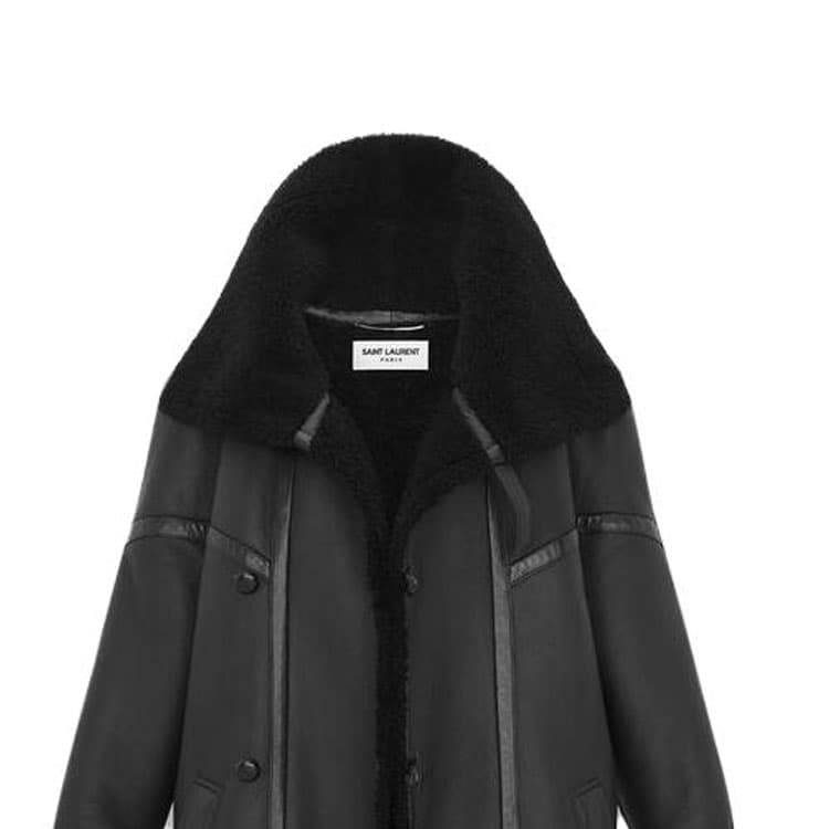 SAINT LAURENT Long Duffle Coat