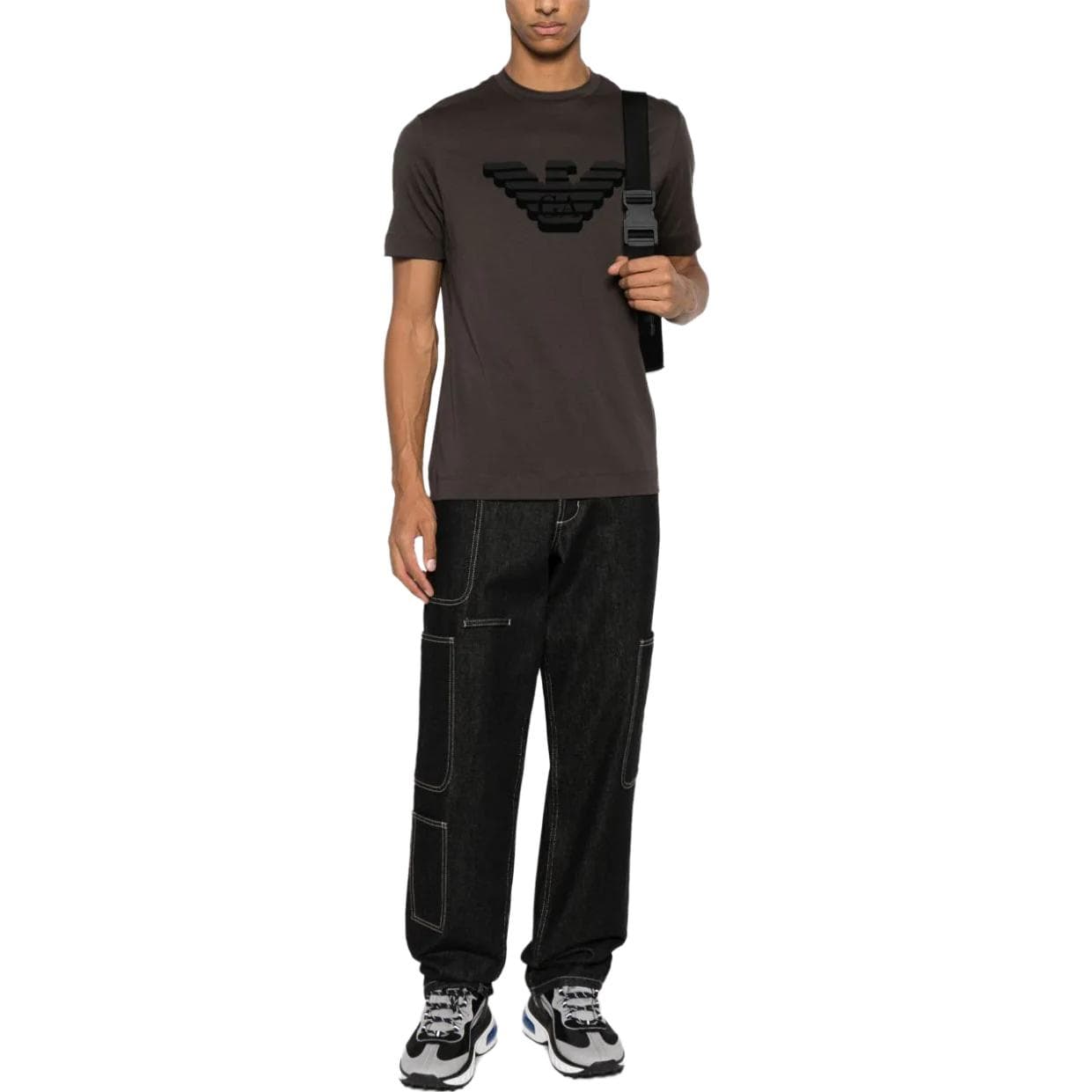 EMPORIO ARMANI T Shirt Brown