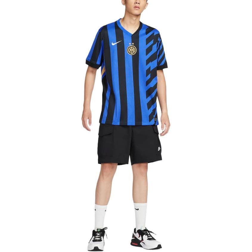 Nike Inter Milan Soccer Jersey Black Blue