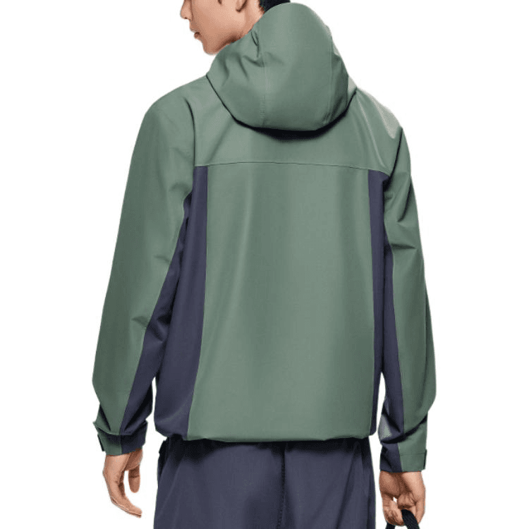 Anta Hiking Outdoor Hiking Urban Living/Travel/Commuting Windbreaker Jacket Green Gray