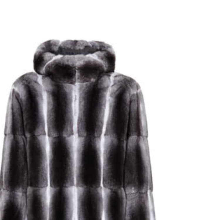 FENDI Furs Black Hooded Moderate