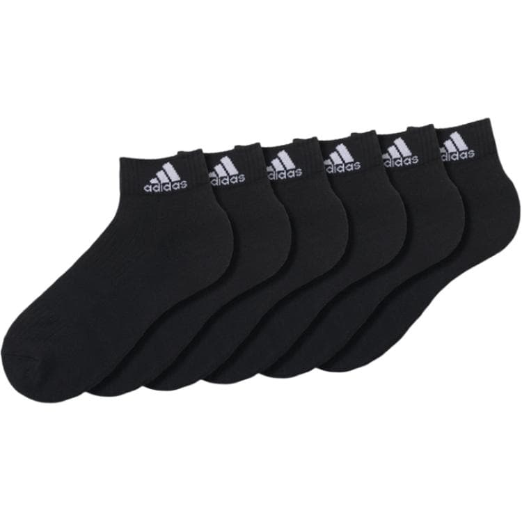 Adidas Crew 6 Pack Black 6 Pack (Black)
