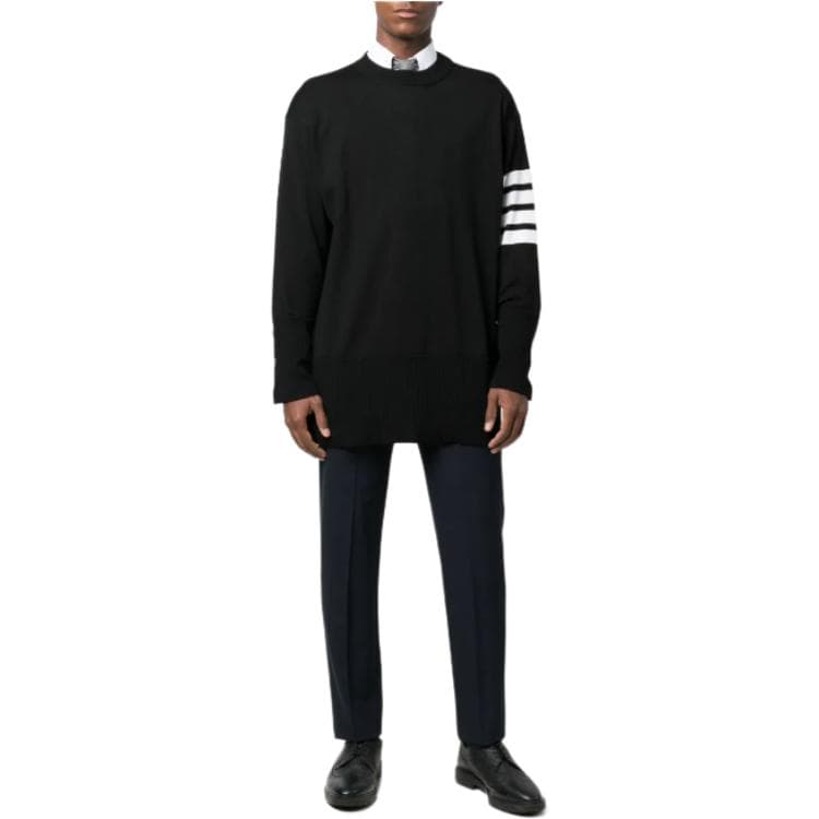 Thom Browne fineknit 4Bar wool jumper
