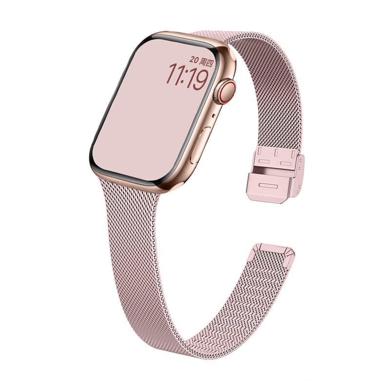 IBOANN Strap Apple Compatibility Metal 198mm Fuchsia