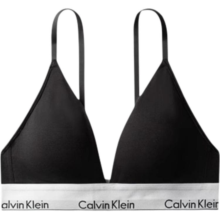CALVIN KLEIN Modern Gravity Band Bra Space Black Space Black