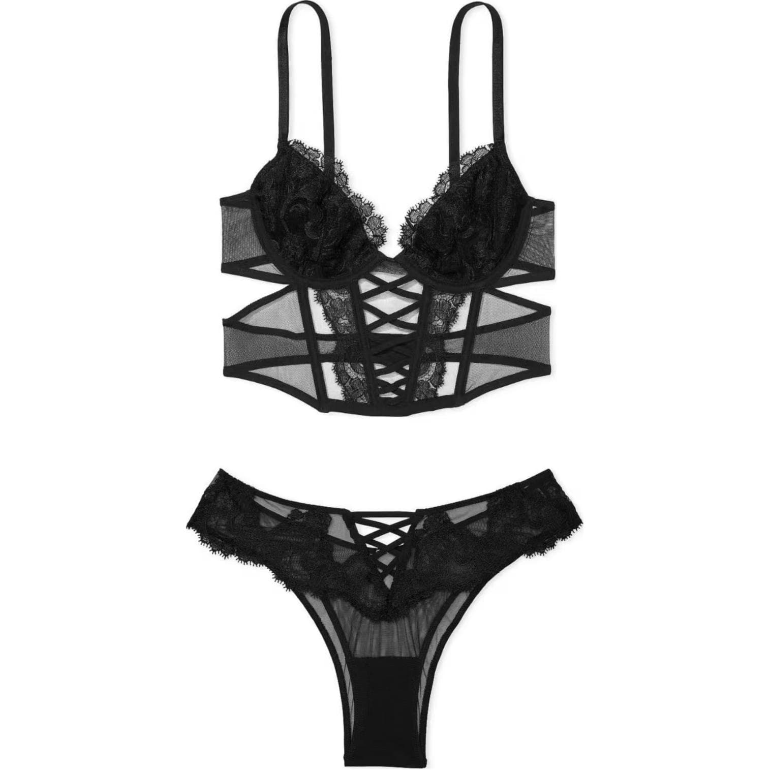 Victoria's Secret Set Black Set (Black)
