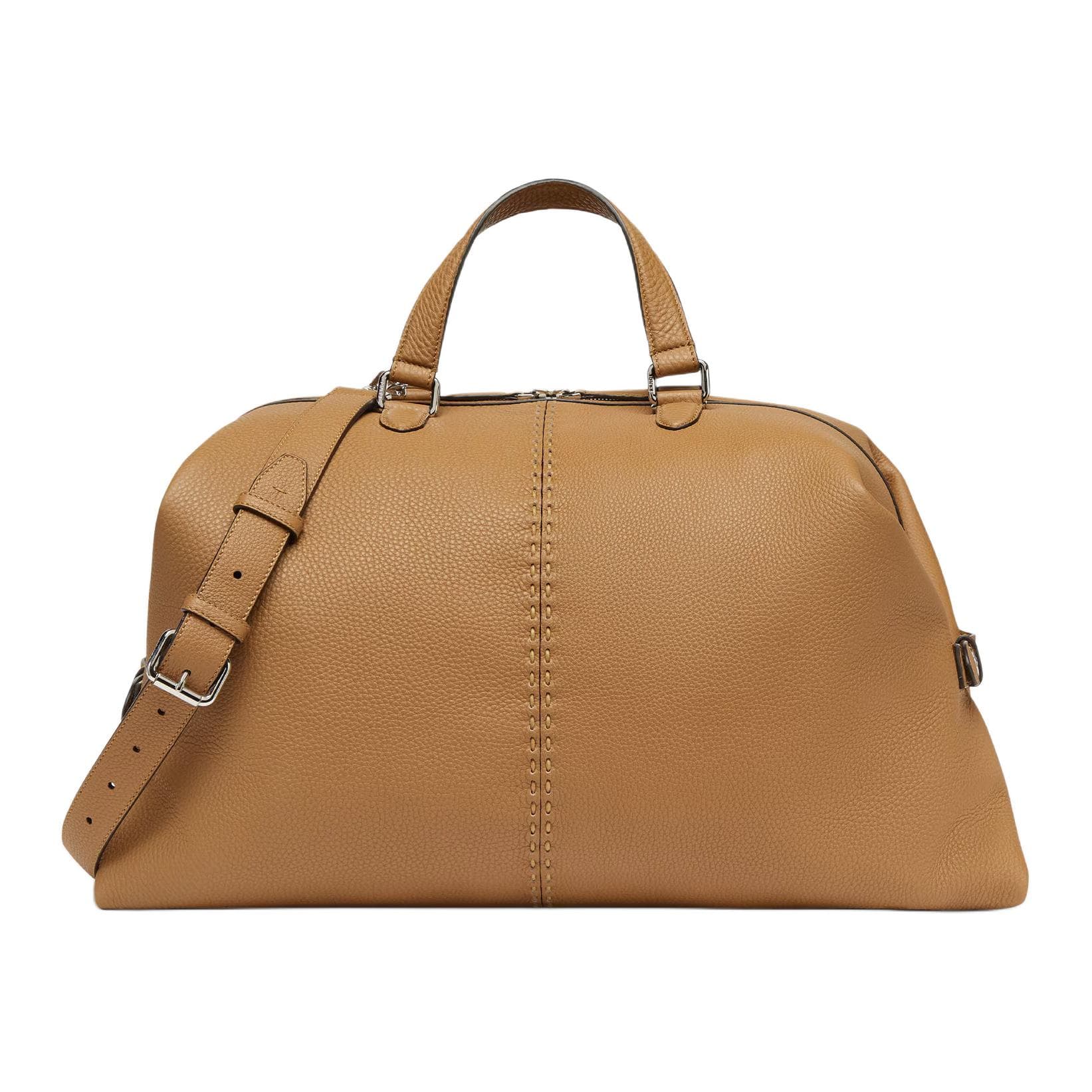 FENDI Calfskin Handbag, Shoulder Bag, Crossbody Bag, Travel Bag Shopping Bag Set(Basic Set+Shopping Bag)