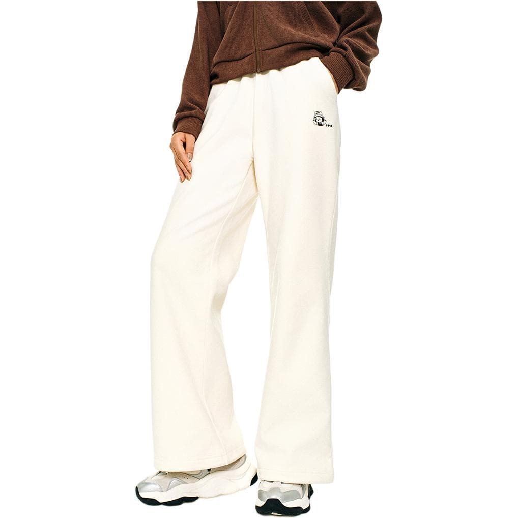 Anta x NEIXINXIAOHAI,LIANMINGKUAN Life Collection Loose Fit Thermal Fleece Lined Knitted Sweatpants