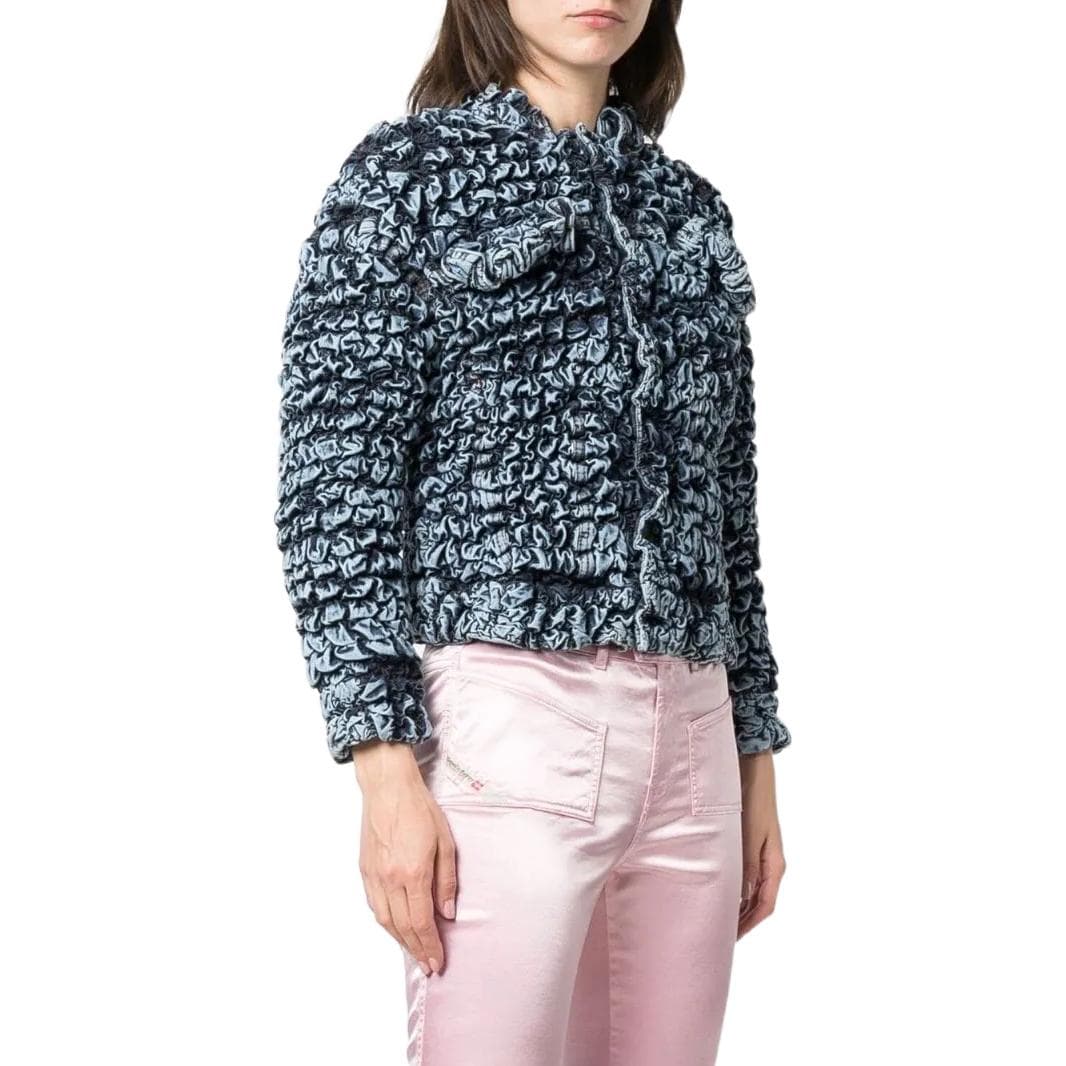 DIESEL Jackets Blue Vneck Moderate Other