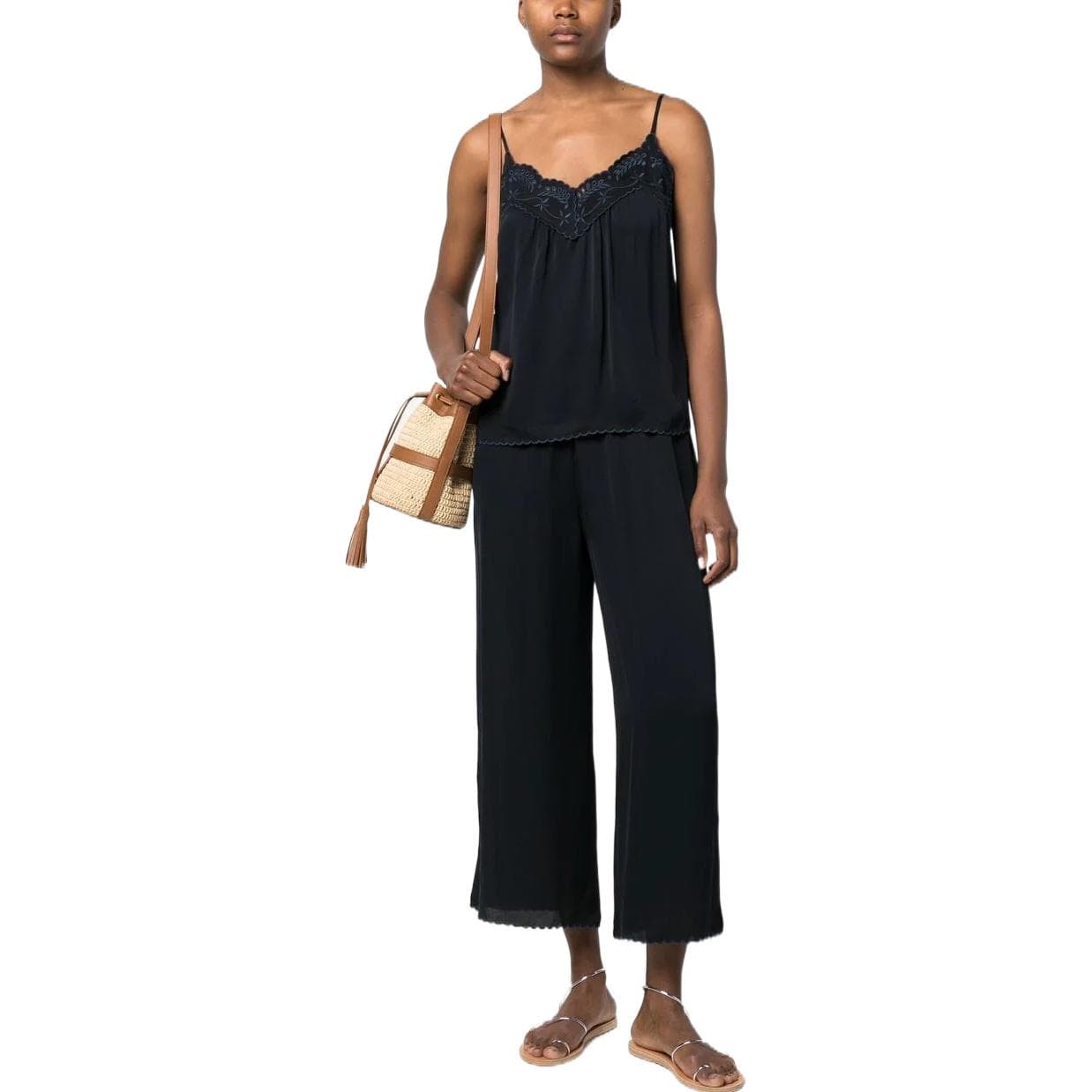 See By Chloe embroidered design camisole