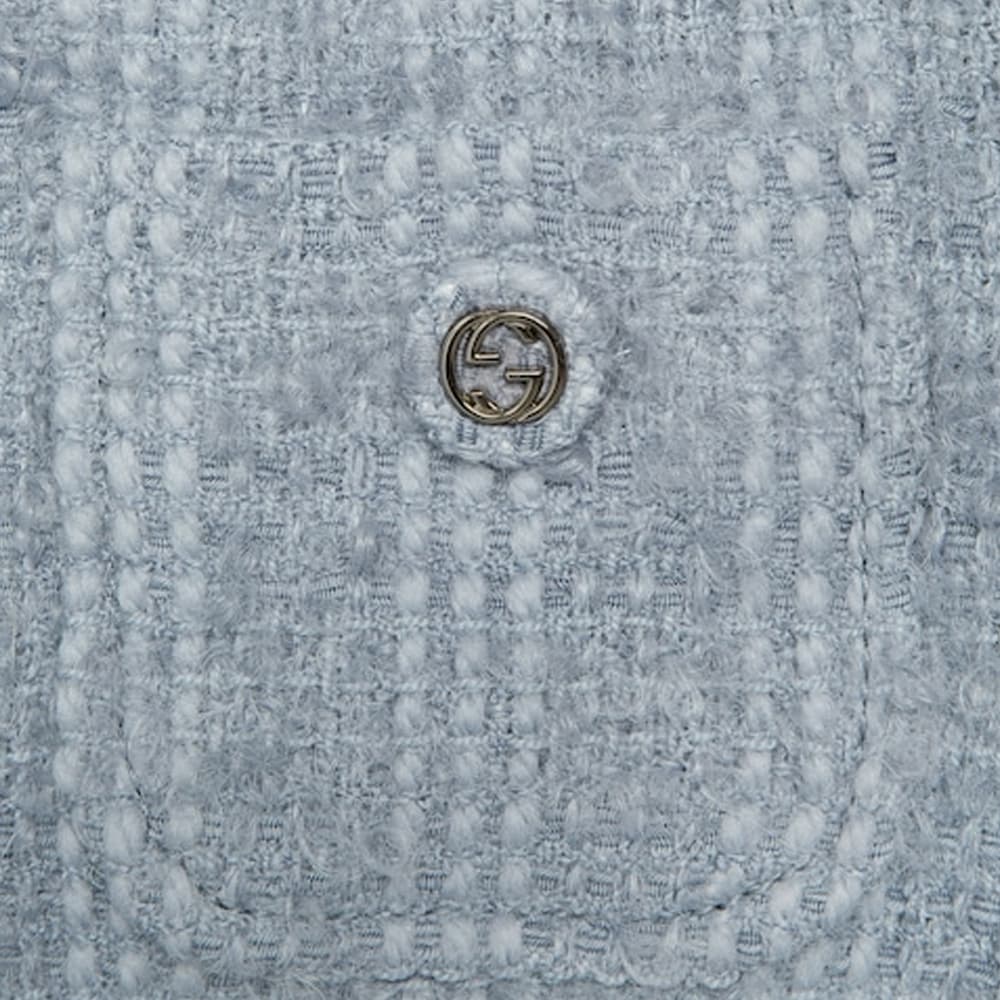GUCCI Tweed ButtonUp Blazer