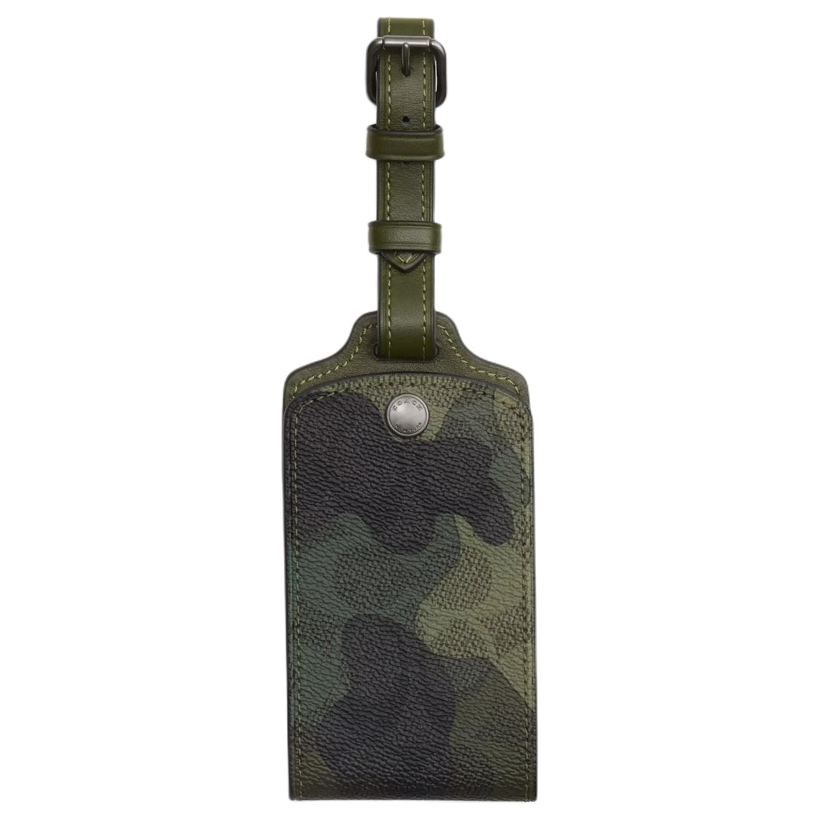 COACH Coated Canvas Bag Accessory Dark Green Dark Green