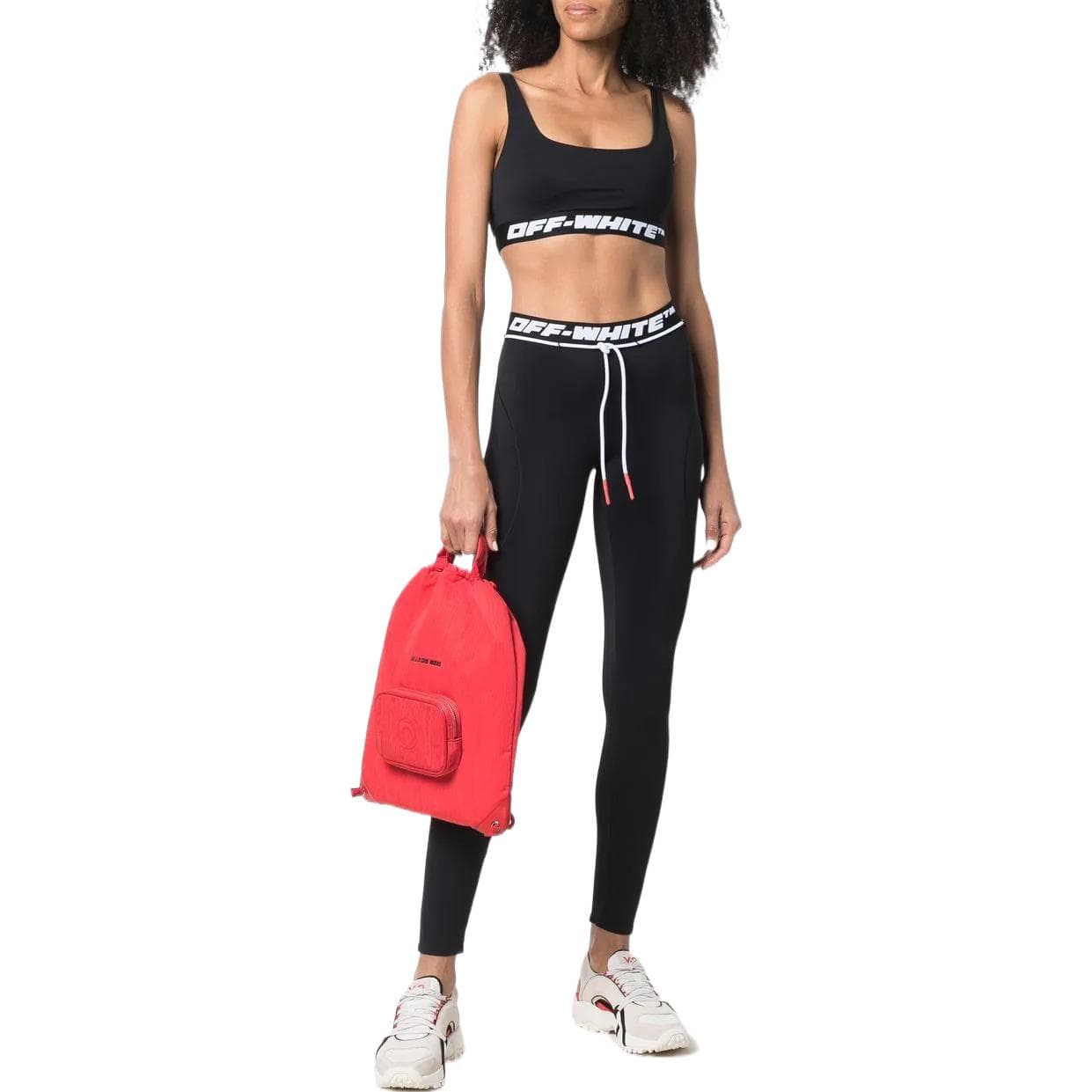 OFFWHITE logotape performance leggings