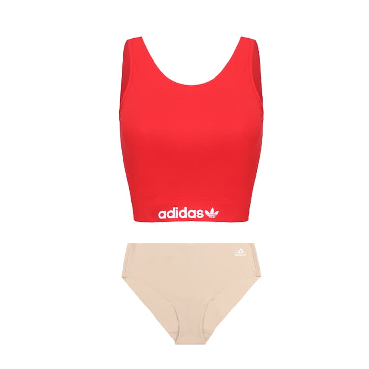 Adidas Sets Red+Peach Pink