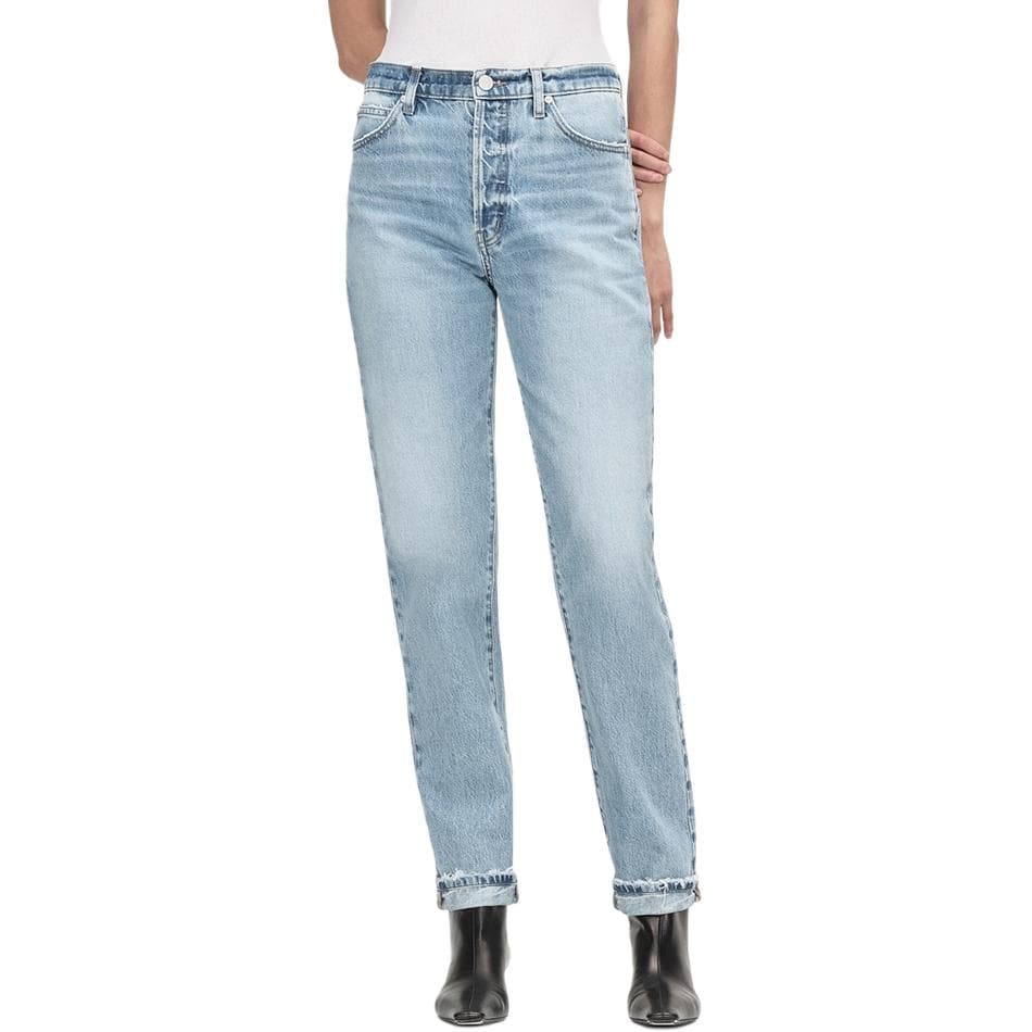 Frame Le Mec midrise boyfriend jeans