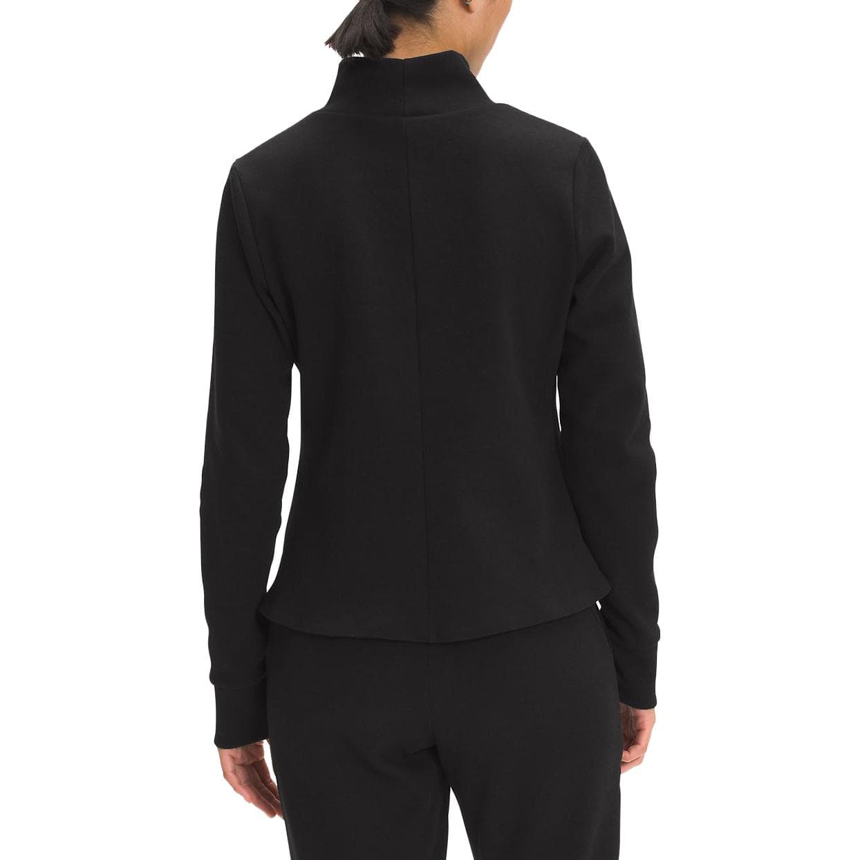 THE NORTH FACE Sweatshirts Black Stand Collar Moderate Nippedin Waist