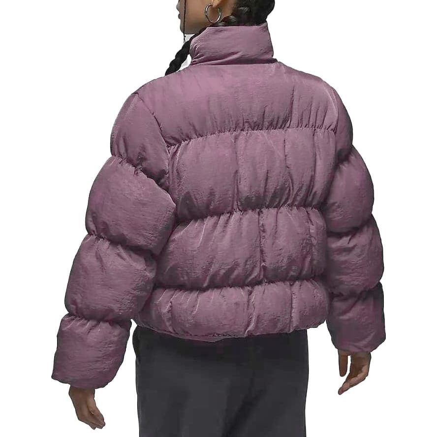 Jordan Jackets Purple Stand Collar Moderate Other