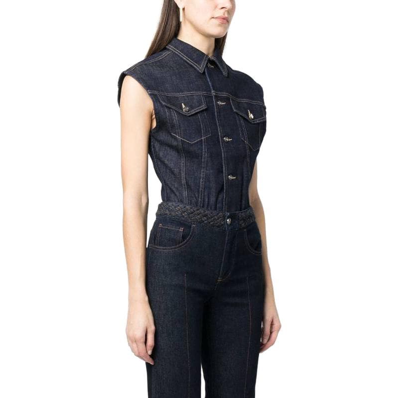 Alaia Two Piece Skirt Sets Stand Collar Moderate Mid Length