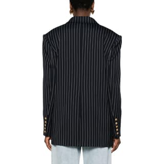 BALMAIN Business Suit Coat Marine Blue