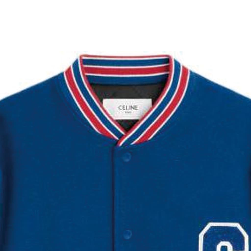 CELINE Pre Owned 2010s Wool Varsity Jacket