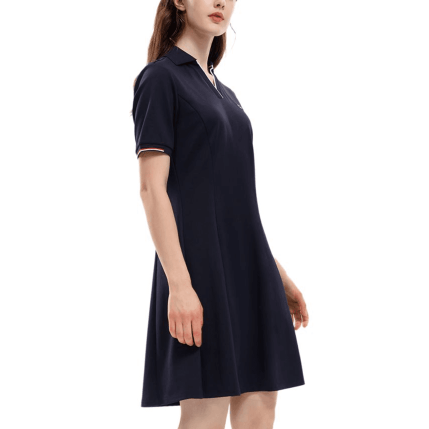 FILA MODERN HERITAGE Short Sleeved Dress Navy Blue