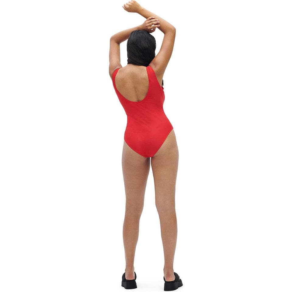 GANNI Bodysuits Red Other