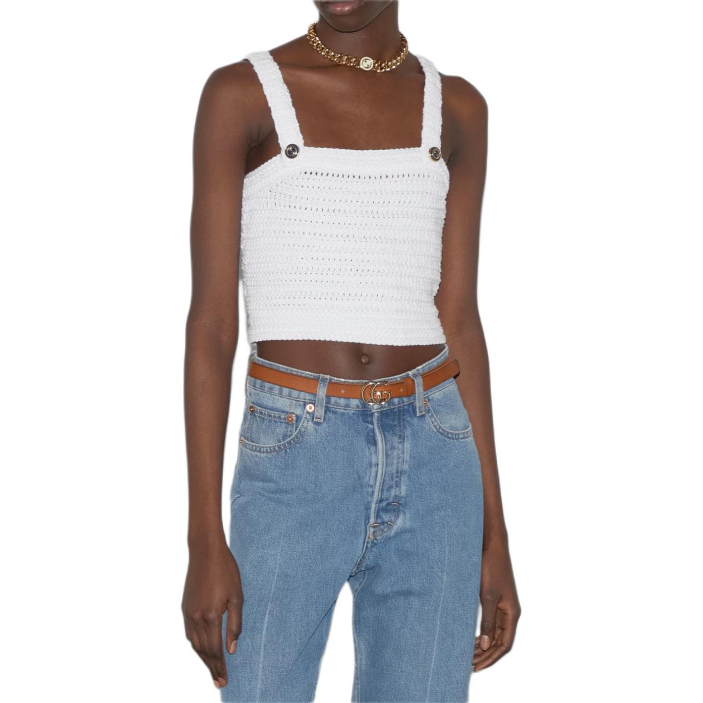 GUCCI Camisoles White Moderate Other