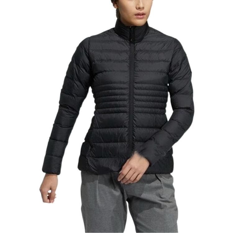Adidas Down Jackets Black Stand Collar Moderate Other