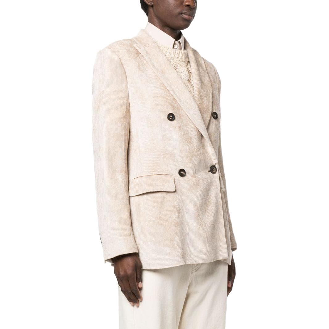 Brunello Cucinelli doublebreasted corduroy blazer
