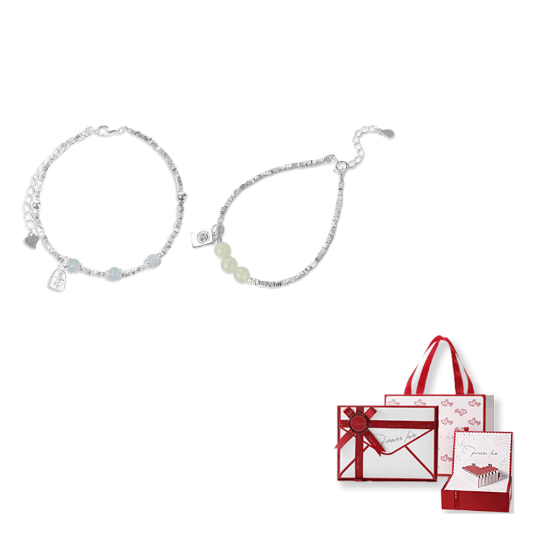 Silver Nugget Bracelet 1 Pair